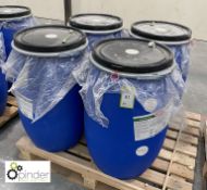 4 100litre drums Larco Waterbase Topcoat, 4 x RAL7