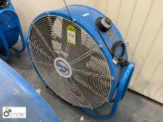 Clarke Air Warehouse Fan, 240volts, blue (please n