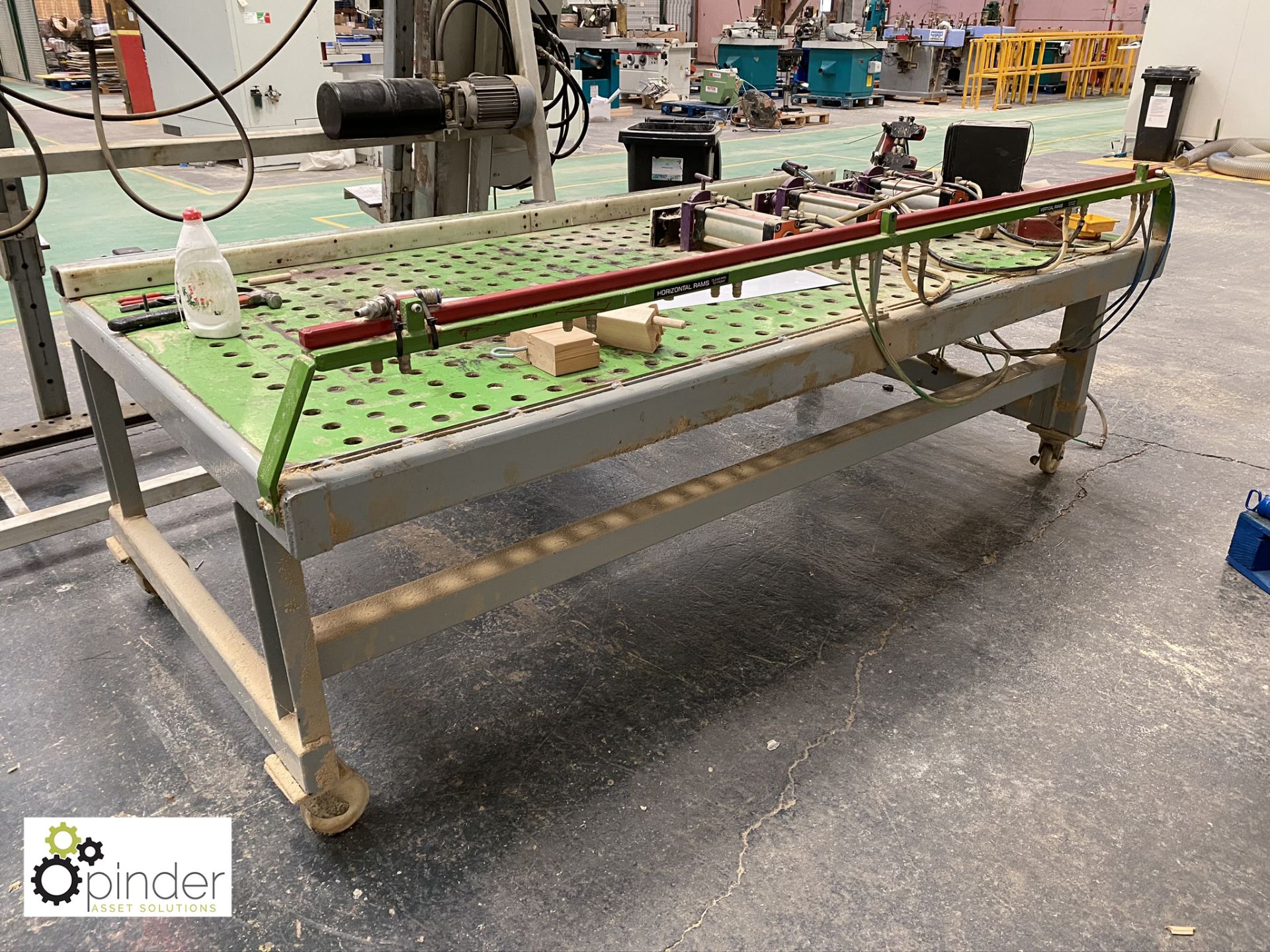 Mobile pneumatic Clamping Table, 2500mm x 1000mm a - Image 2 of 4