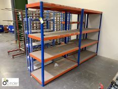 4 bays various adjustable Racking (please note the