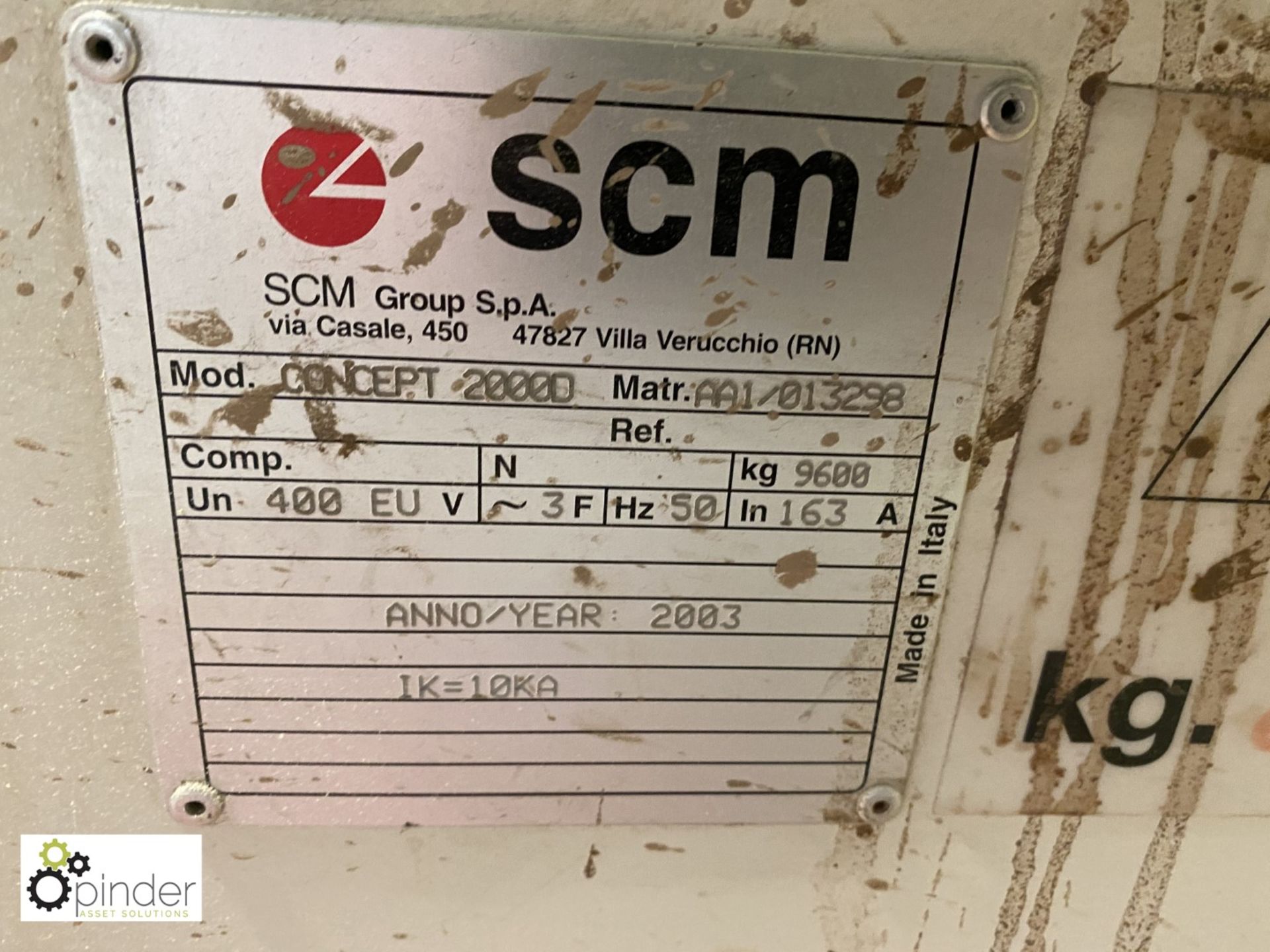 SCM Concept 2000 Double End Tenoner, opening range - Image 16 of 18