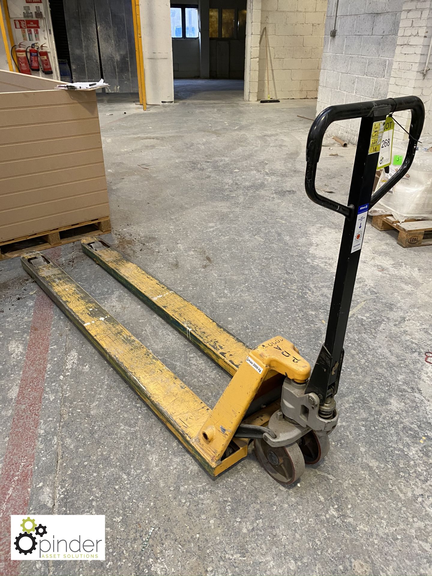 Long tine Pallet Truck, 1500kg, 2000mm x 570mm (pl - Image 2 of 2