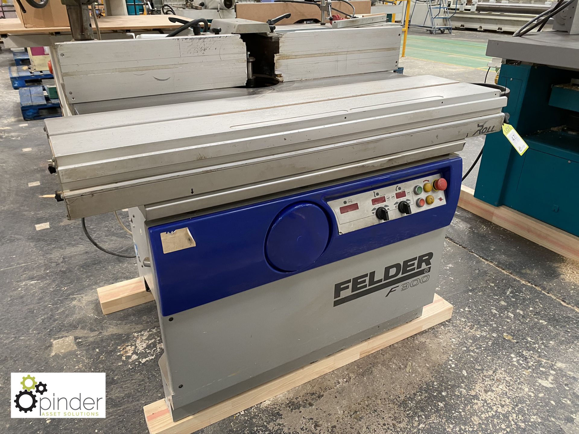 Felder F900/07 Spindle Moulder, year 2010, serial - Image 3 of 5