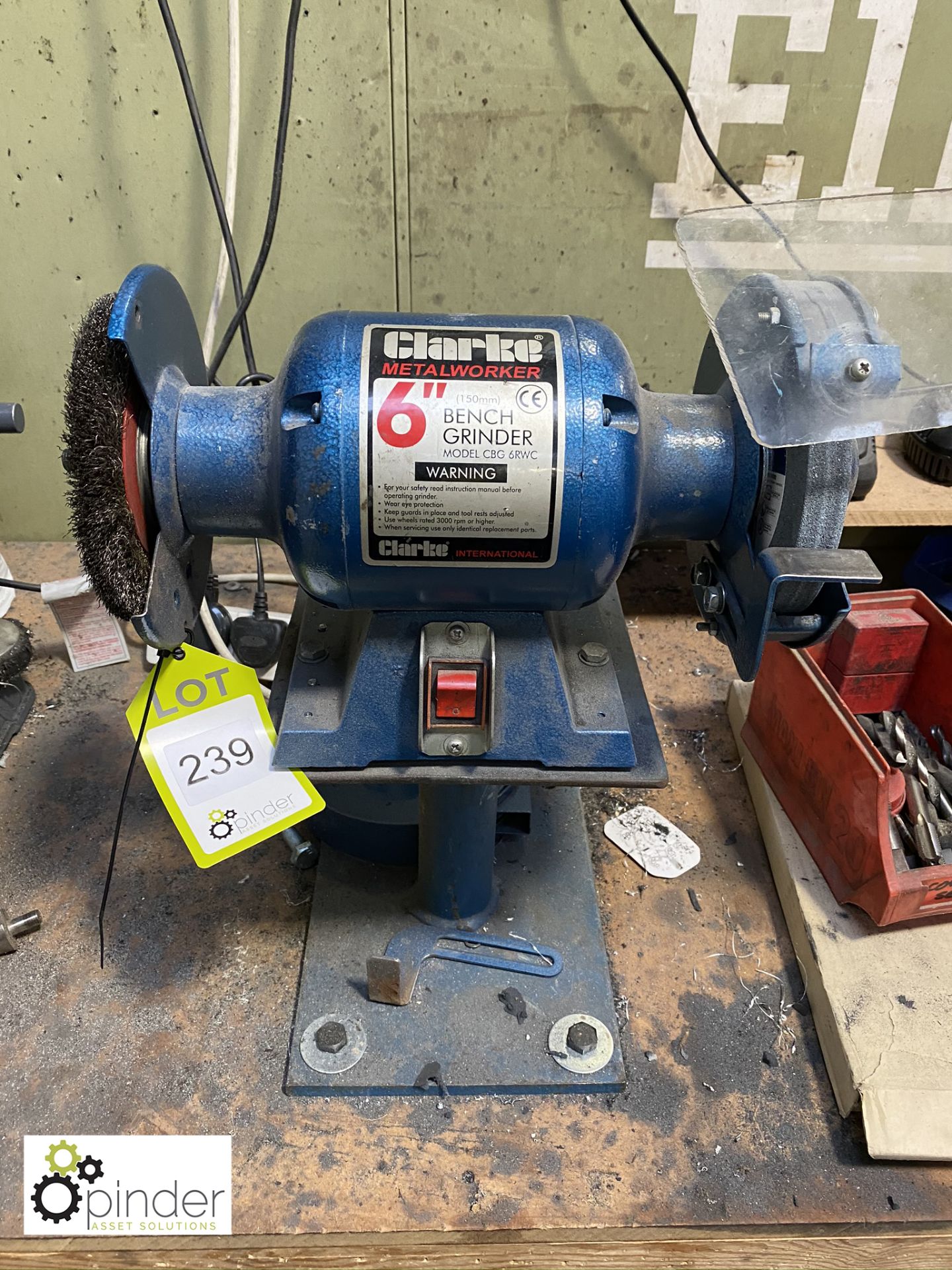 Clarke twin wheel Bench Grinder (please note there