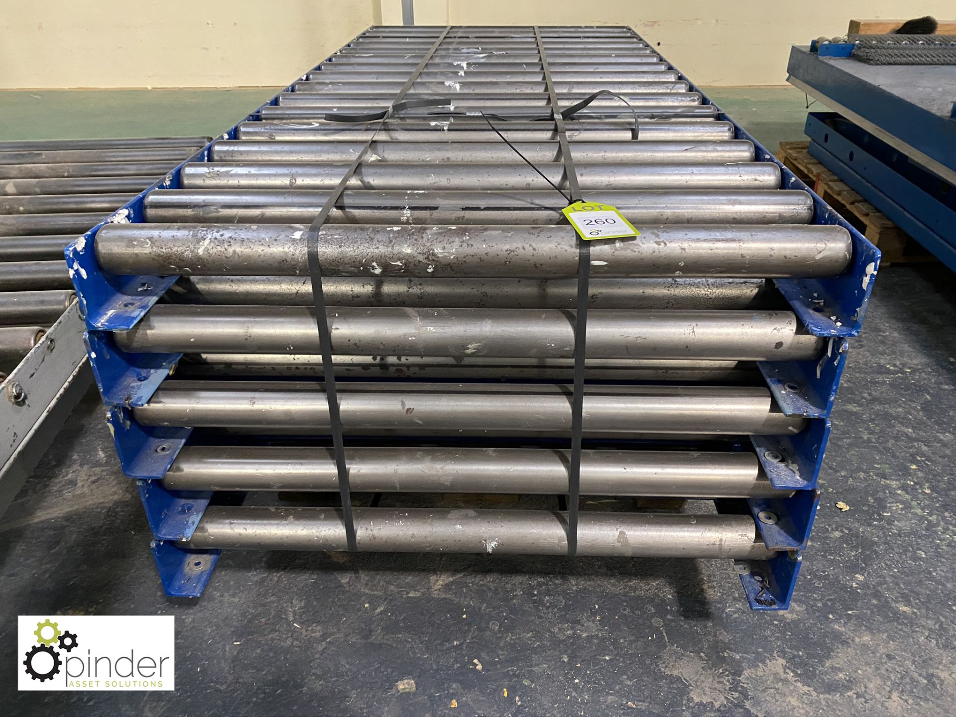 5 Roller Conveyor Sections, 2000mm x 850mm, no leg - Image 2 of 2