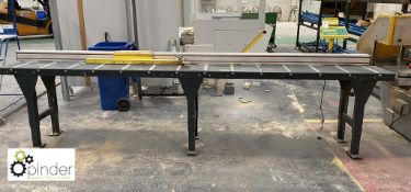 Tiger Stop Auto Feed Stop with roller table, 3600m