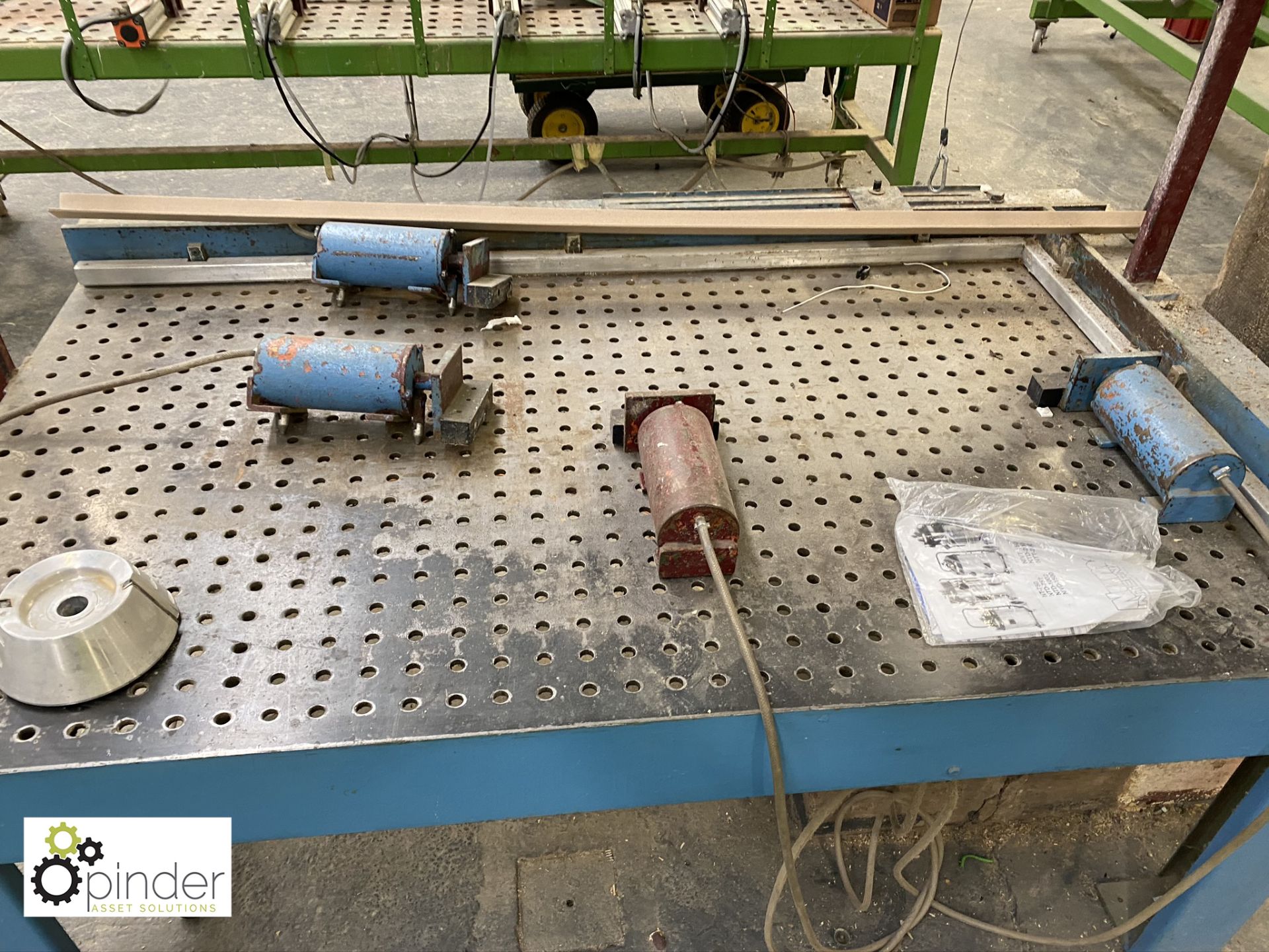 Cast pneumatic Clamping Table, 1700mm x 1000mm, wi - Image 3 of 3