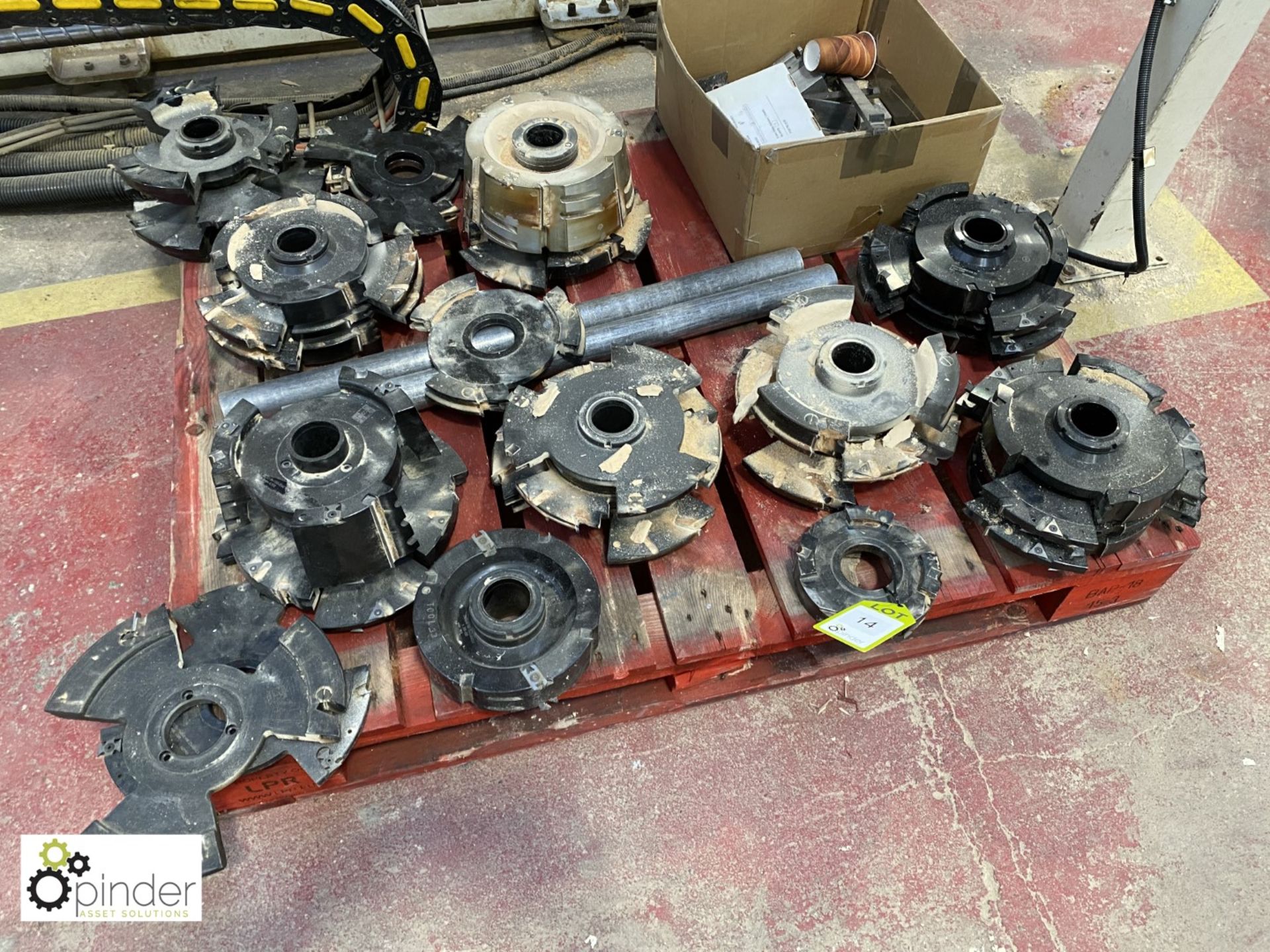 15 various Cutter Blocks, 60mm diameter shaft (ple - Image 3 of 4