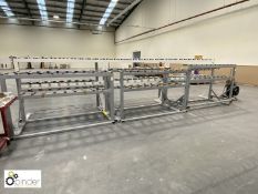 6 fabricated Frame Racks (please note there is a l