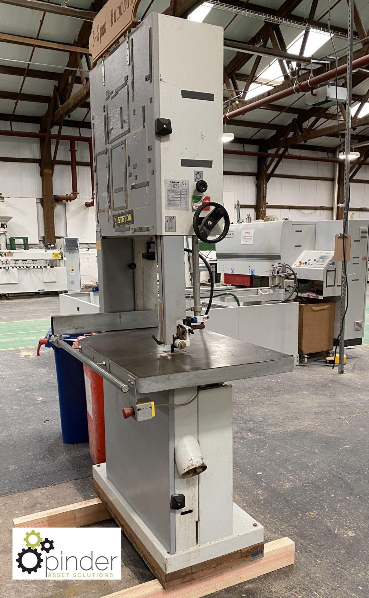 Steton Europa SN700AC Vertical Bandsaw, 680mm thro - Image 2 of 5