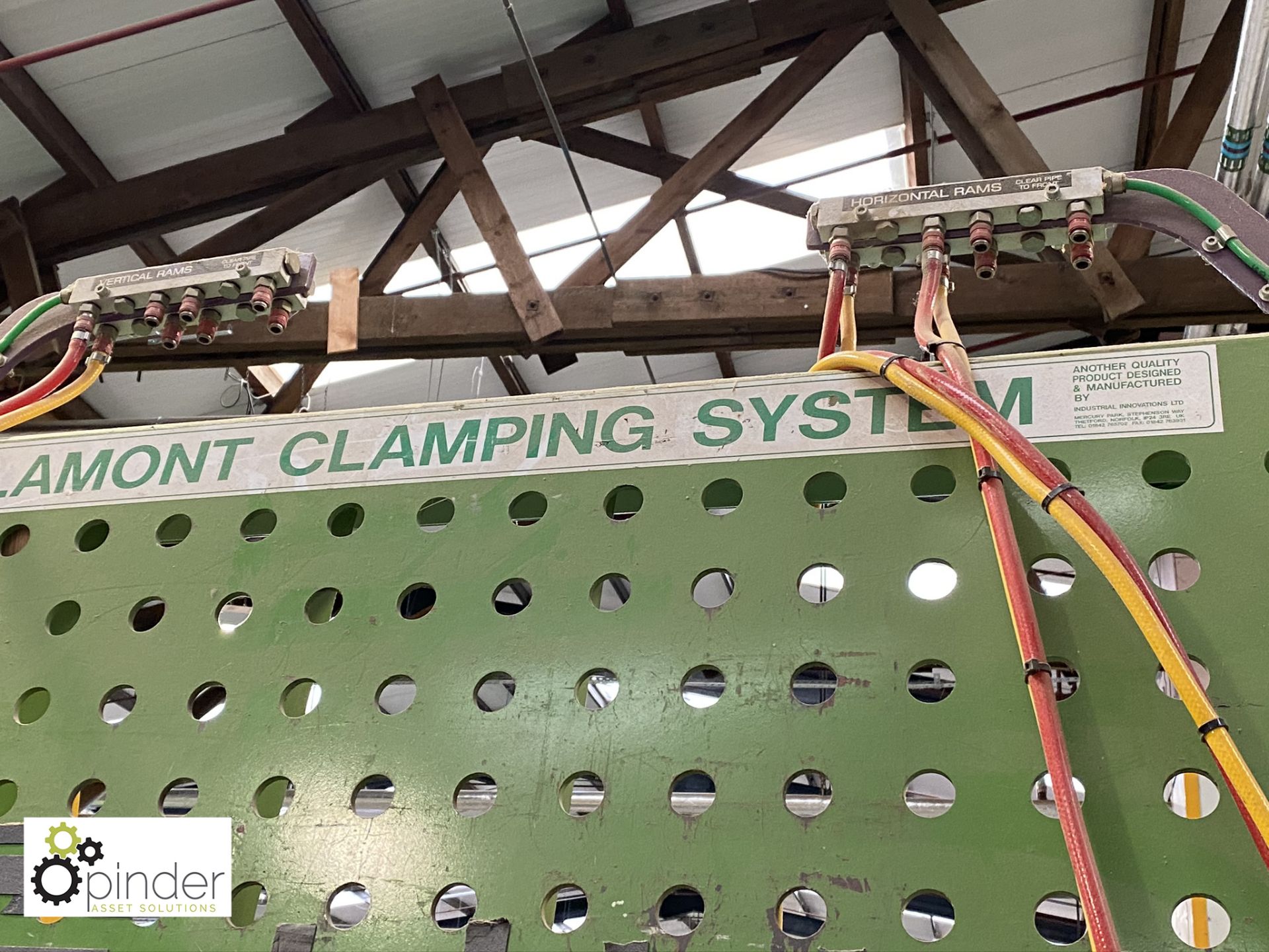 Lamont mobile pneumatic Clamping System, 3600mm x - Image 6 of 6