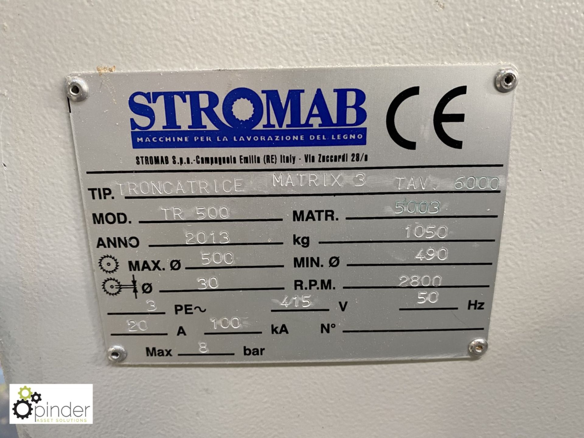 Stromab Matrix 3 TR500 Programmable Optimising Saw - Image 5 of 10