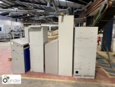 7 various steel Machine Control Cabinets and Machi