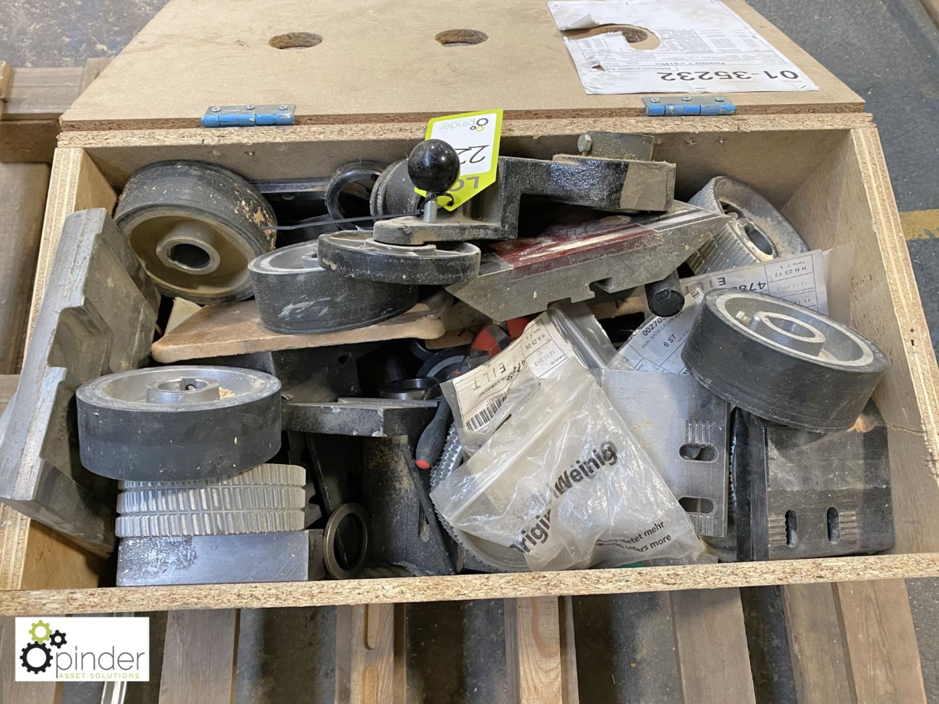 Quantity Powermat Feed Wheels, etc, to box (please - Image 2 of 2