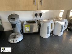 Phillips Senso Coffee Machine, Toaster and 2 Kettles