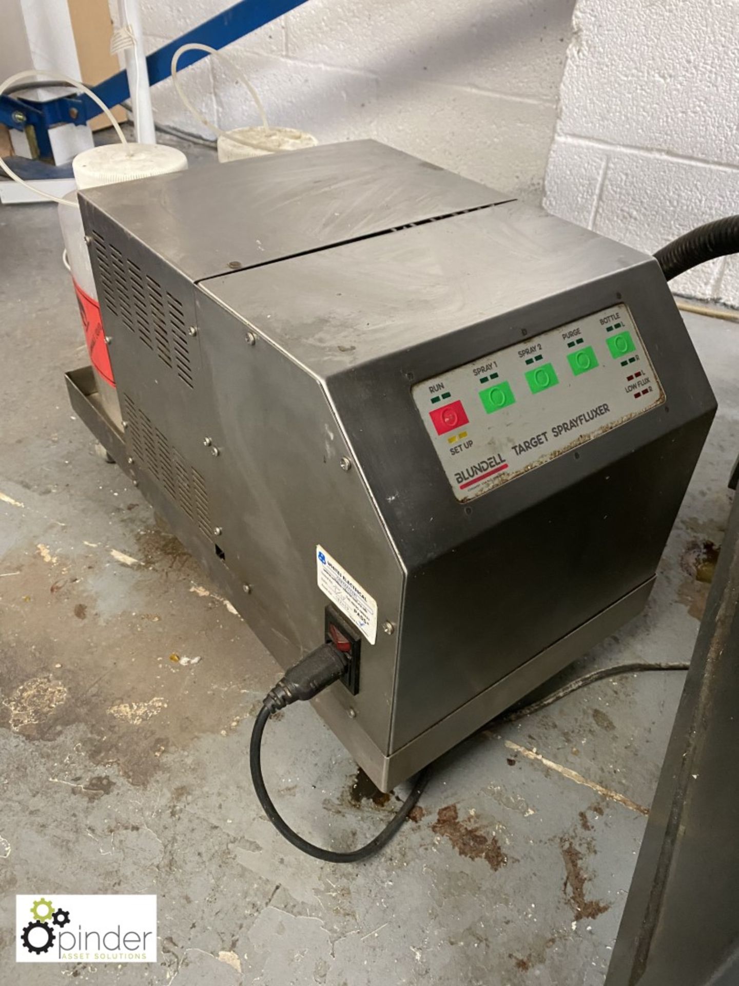 Ersa ETS250 Wave Soldering Machine, serial number 9580 061, with Blundell Target Sprayfluxer - Image 9 of 10