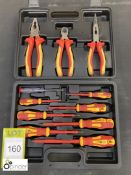Tool Kit, with screwdrivers, plyers, etc