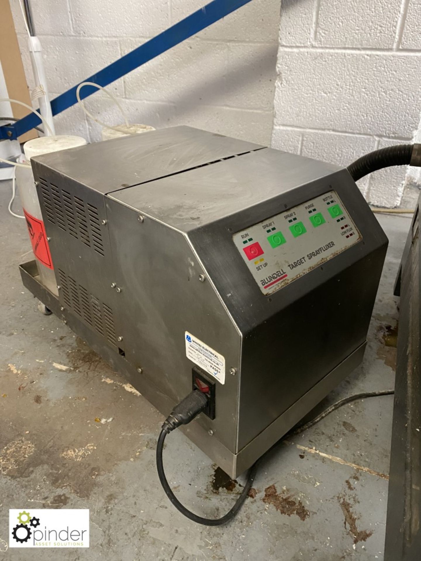 Ersa ETS250 Wave Soldering Machine, serial number 9580 061, with Blundell Target Sprayfluxer - Image 5 of 10