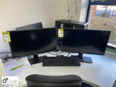 2 Benq GW2470 Flat Panel Monitor