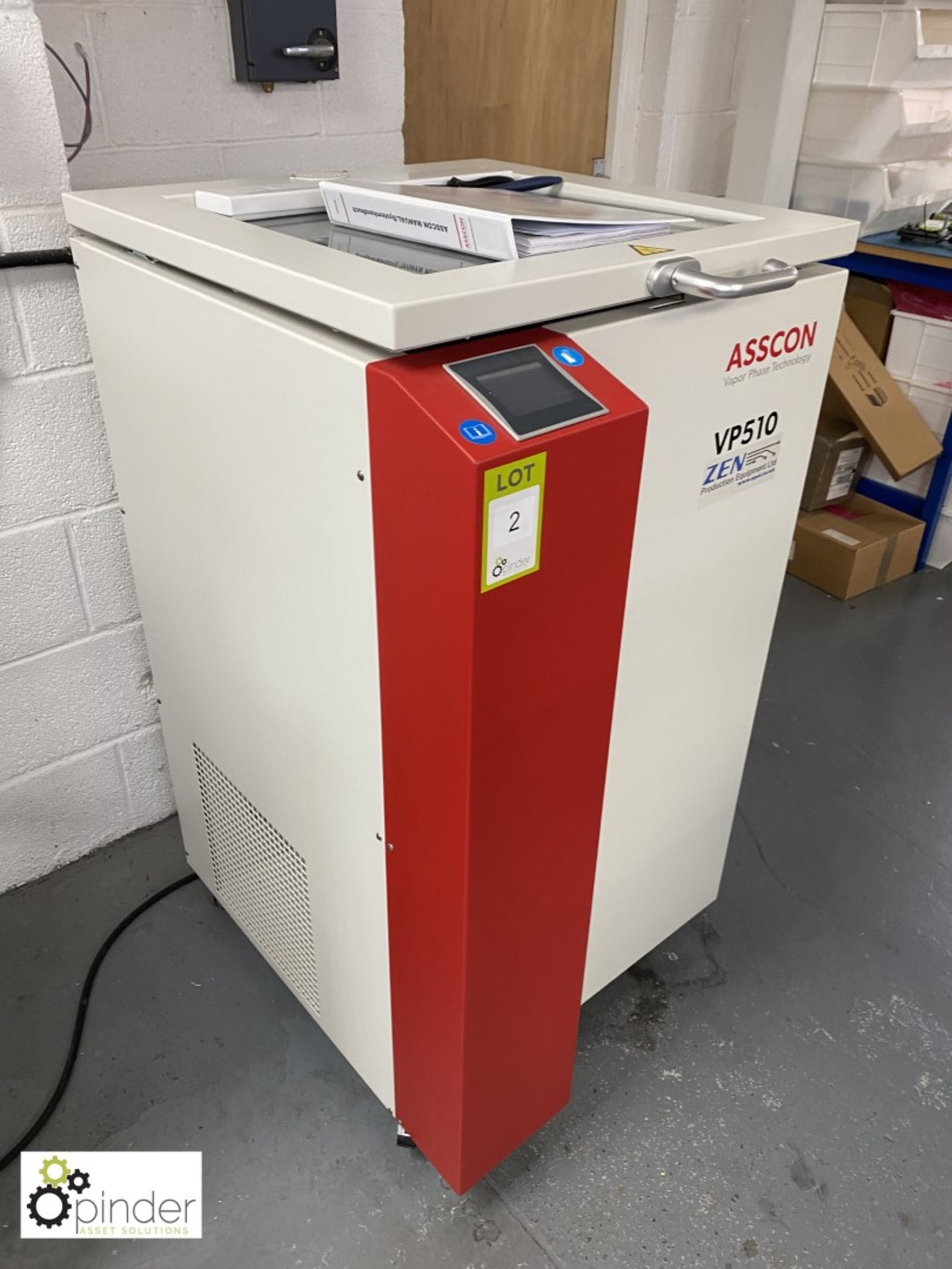 Asscon VP510 Vapour Phase Soldering Machine, year 2018, serial number 137 - Image 3 of 5