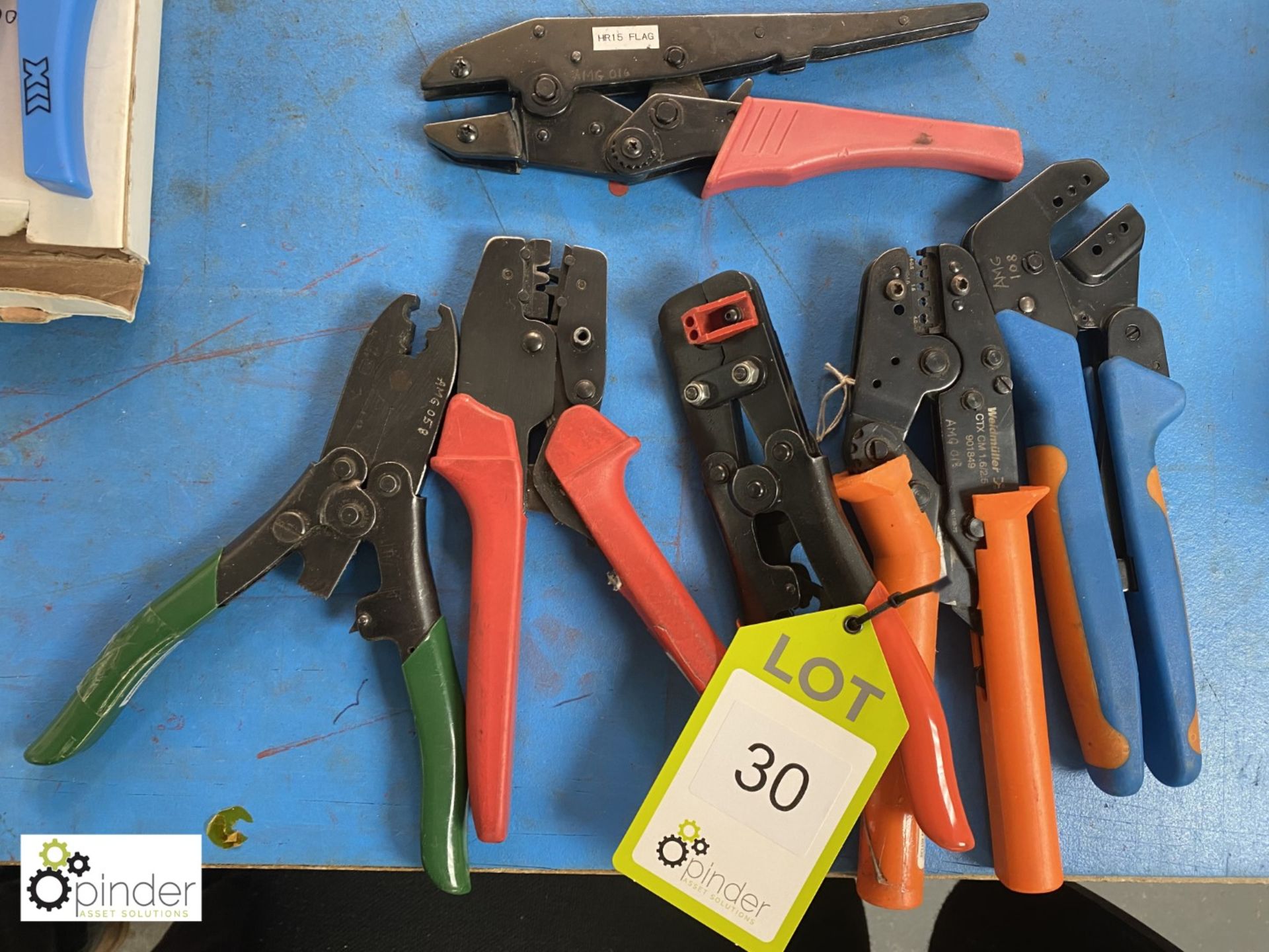 6 various Crimping Tools