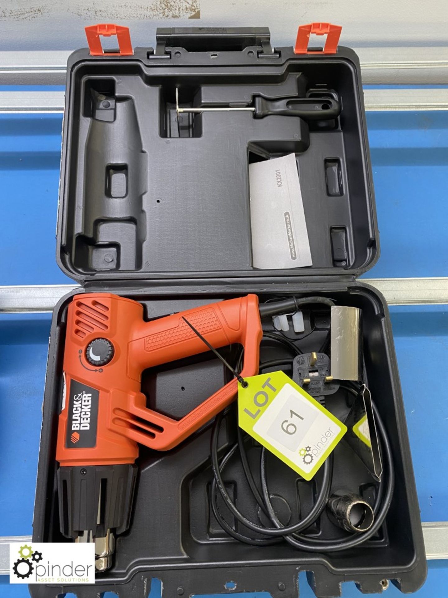 Black & Decker KX2001 Hot Air Gun, with case - Image 2 of 2