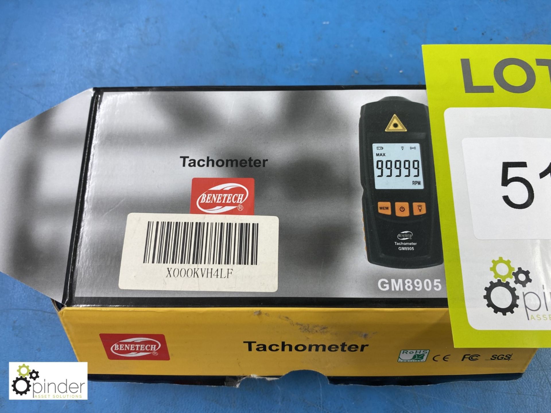 Benetech GM8905 Tachometer - Image 2 of 2