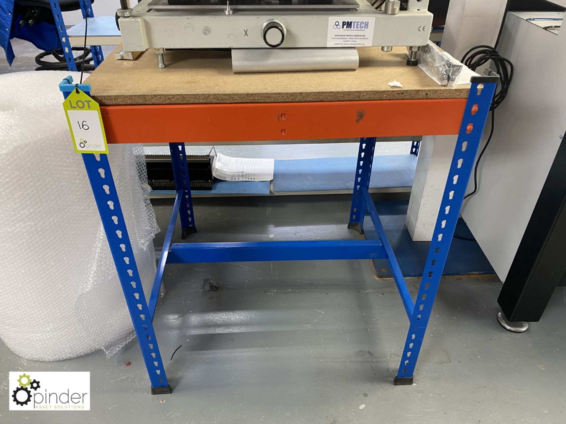 2 adjustable Workbenches, 760mm x 760mm - Image 2 of 2