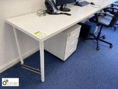 Office Table, white, 2000mm x 600mm