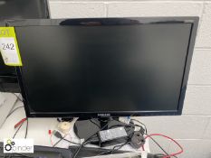 Samsung S22D300 Flat Panel Monitor and 2 Microsoft Keyboards