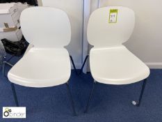 2 tubular framed Refectory Chairs