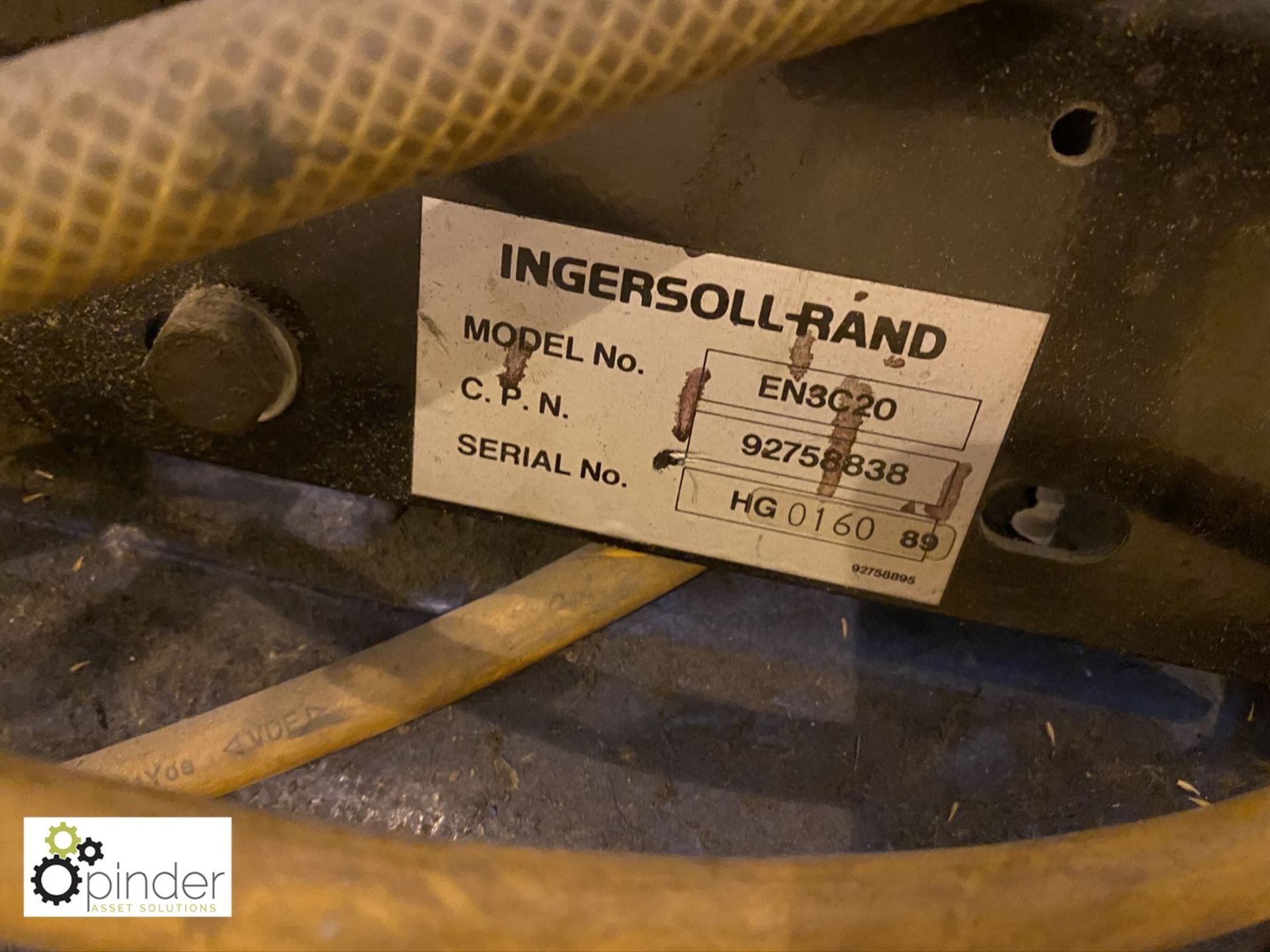 Ingersoll Rand EN3C20 receiver mounted Workshop Compressor - Image 2 of 2