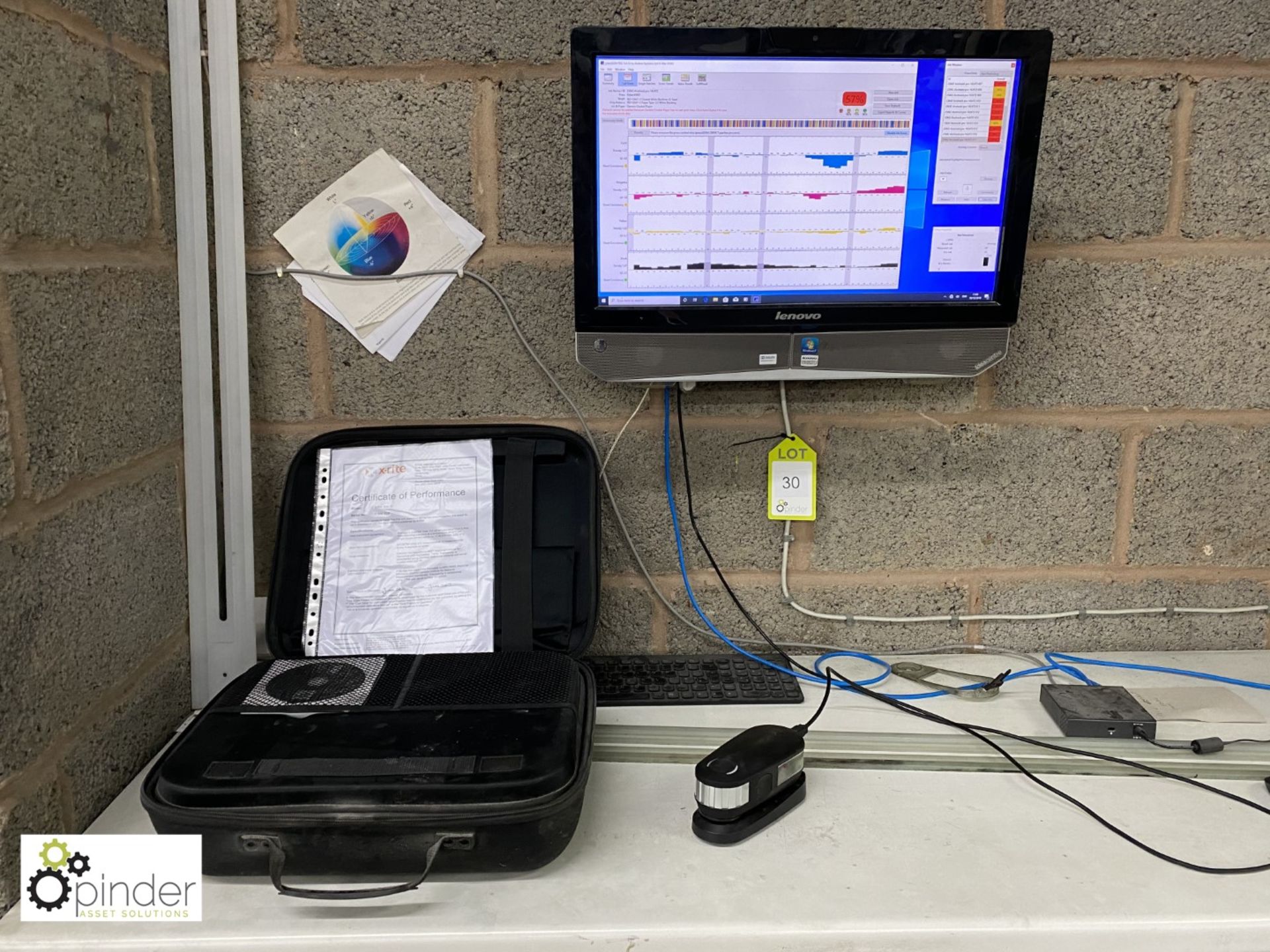 Xrite i1 Pro Rev E Colour Spectrophotometer with case, software and Le Novo all in one personal