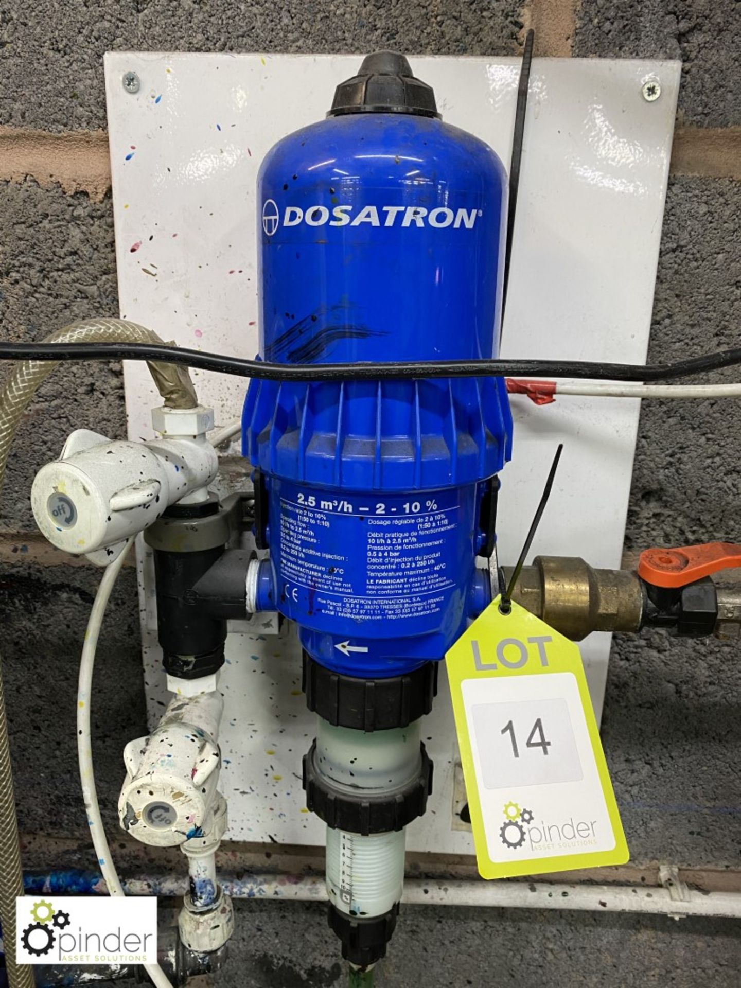 Water Purification System with 2 Dosatron dosing pumps - Image 4 of 7