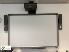 Smart Board 800, 1880mm x 1150mm, with integrated speakers, Smart UX80 multimedia projector (located