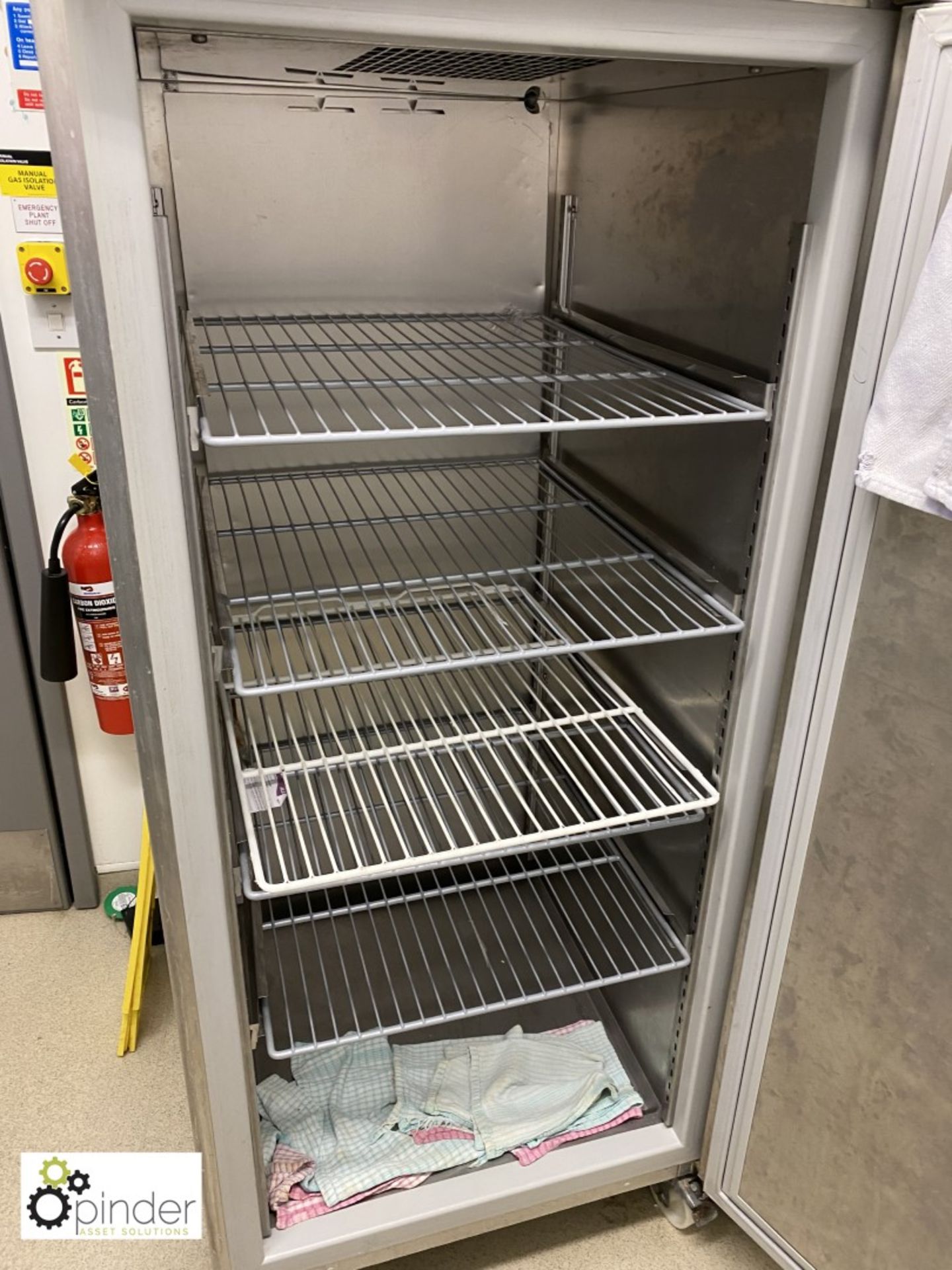 Gram mobile stainless steel single door Freezer (located in Kitchen on ground floor) - Image 2 of 2