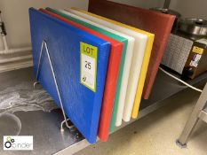7 nylon Chopping Boards, with stands (located in Kitchen on ground floor)