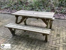 Timber Picnic Bench (located in Outside of Canteen on ground floor)