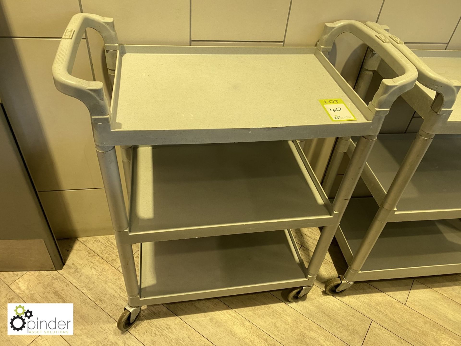 3 Cambro 3-tier Trolleys (located in Canteen on ground floor) - Image 2 of 3