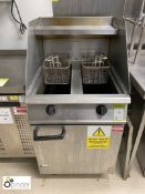 Falcon stainless steel gas fired twin basket Deep Fat Fryer (located in Kitchen on ground floor)