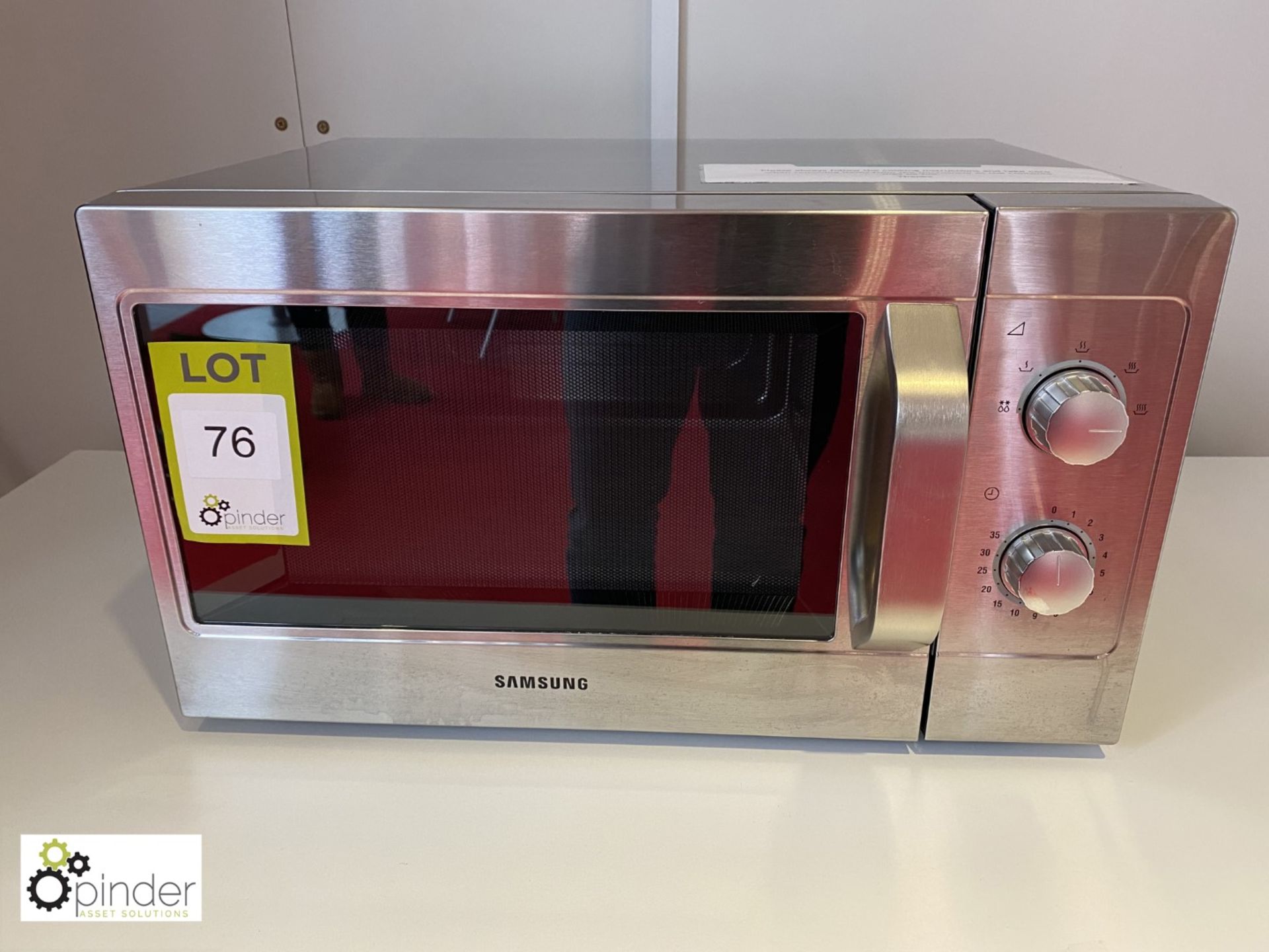 Samsung stainless steel Microwave Oven (located in Canteen on ground floor) - Image 2 of 2