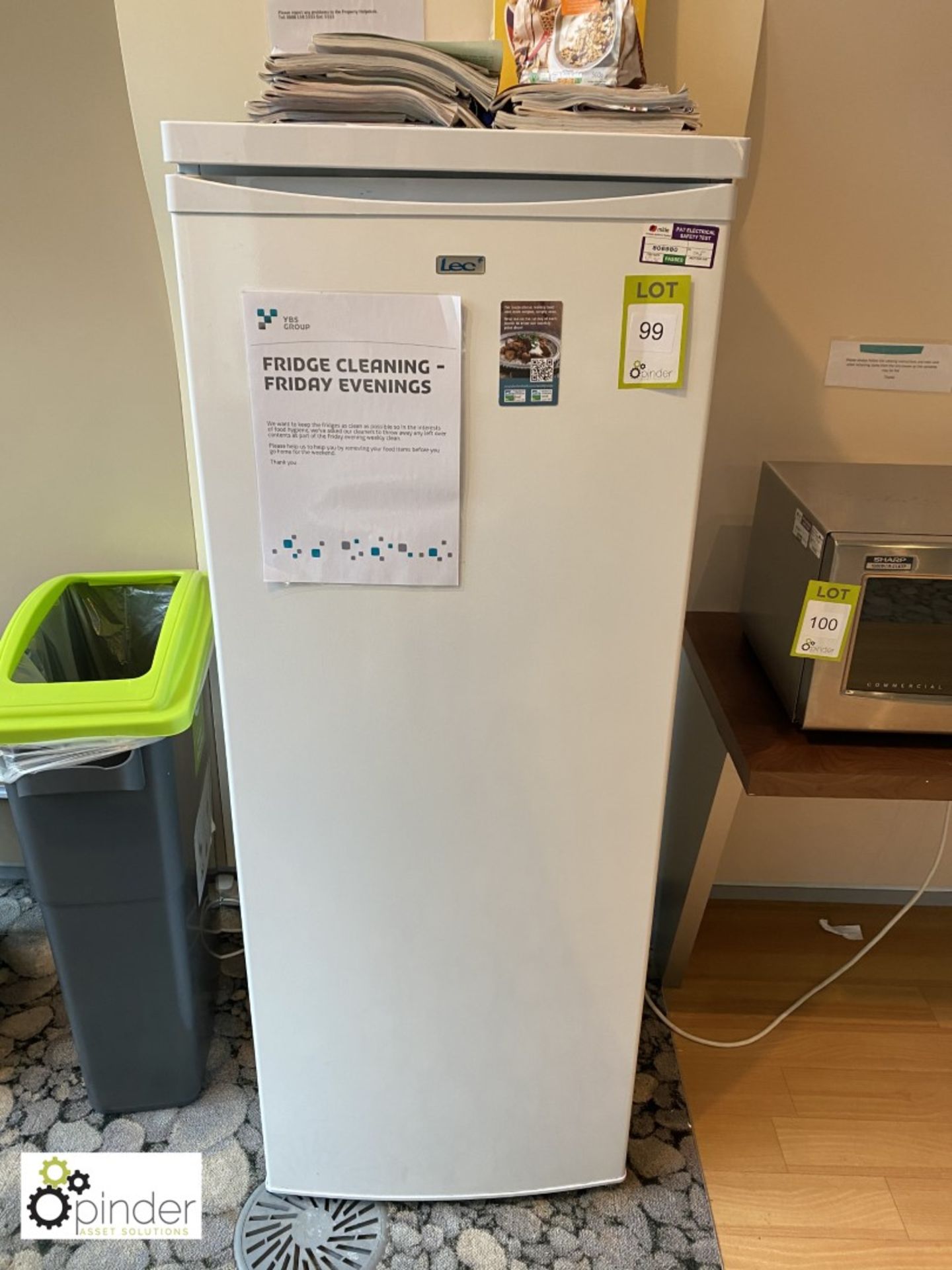 Lec full height Fridge (located in Breakout Area on first floor in second building)