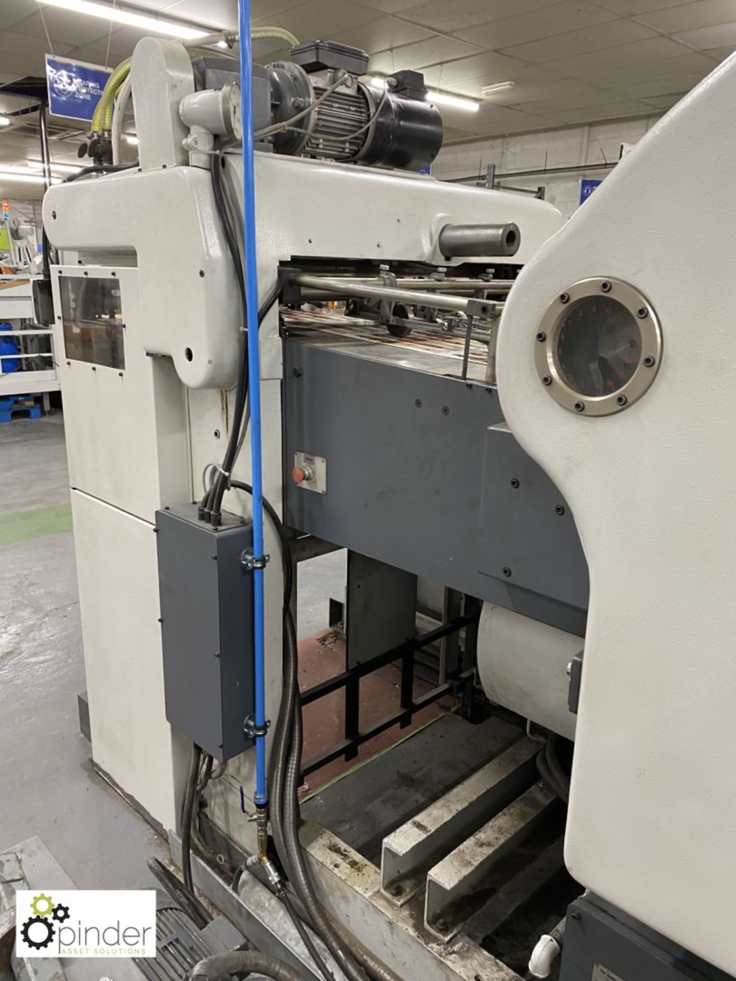 Bobst SP900E-180T Auto Die Cutter, year 1975, serial number 515205, rebuilt July 2003, maximum 900mm - Image 11 of 22