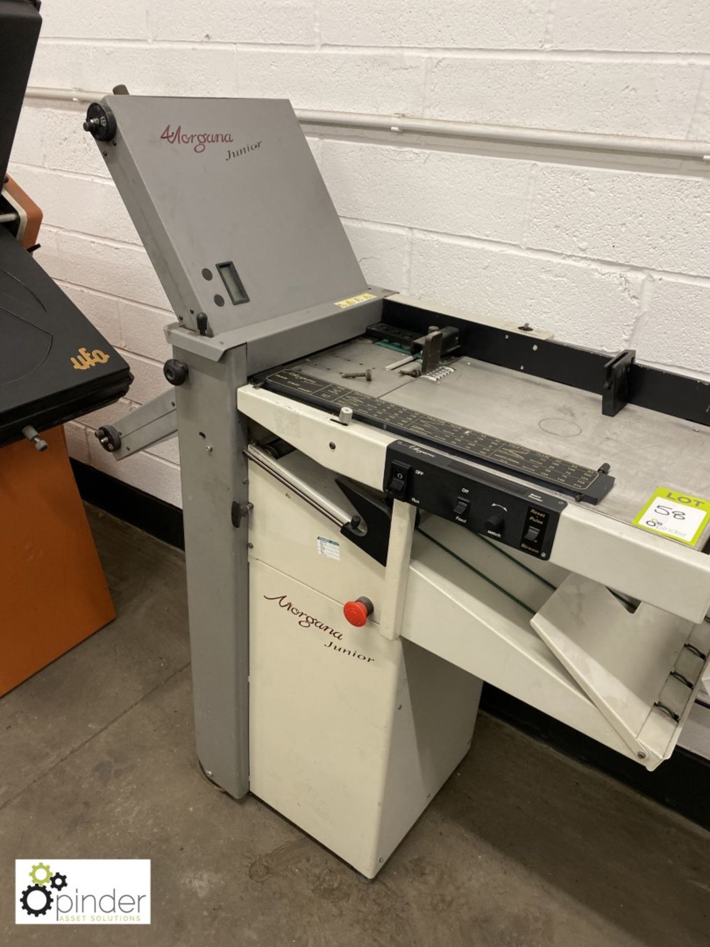 Morgana Junior Folder, 240volts, serial number 040003ZJAA (please note this lot is located in - Image 4 of 4