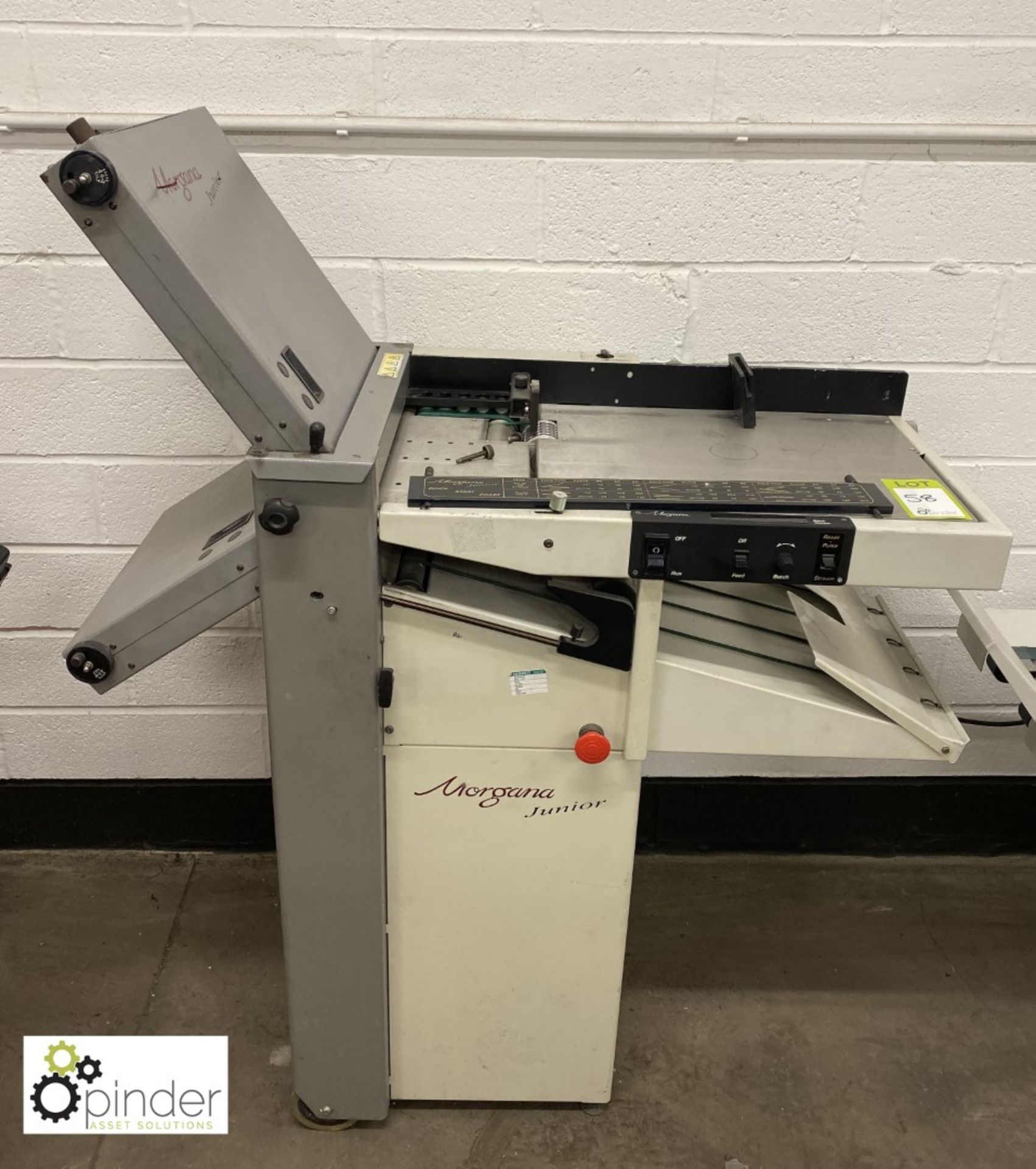 Morgana Junior Folder, 240volts, serial number 040003ZJAA (please note this lot is located in - Image 2 of 4