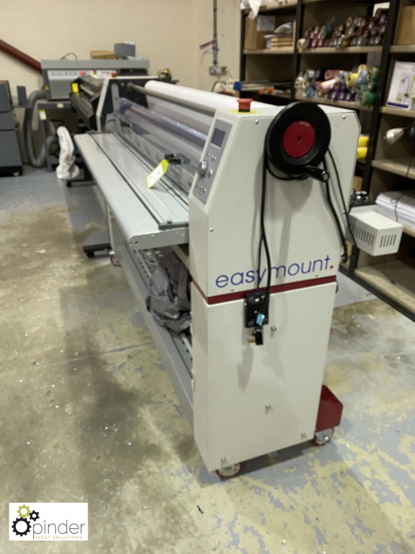 Easymount EM-1600SH Wide Format Laminator, 240volts, 1600mm width, serial number 1208EM 1600SH063 - Image 6 of 9