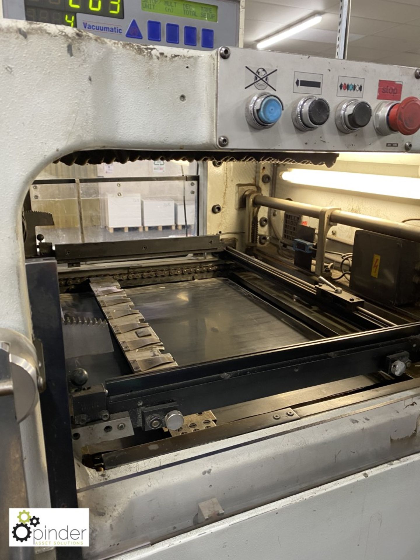 Bobst SP900E-180T Auto Die Cutter, year 1975, serial number 515205, rebuilt July 2003, maximum 900mm - Image 7 of 22