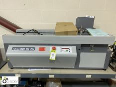 Duplo DB-290 Perfect Binder, Year 2018, serial number 2018290056, with Clarke waste extractor/