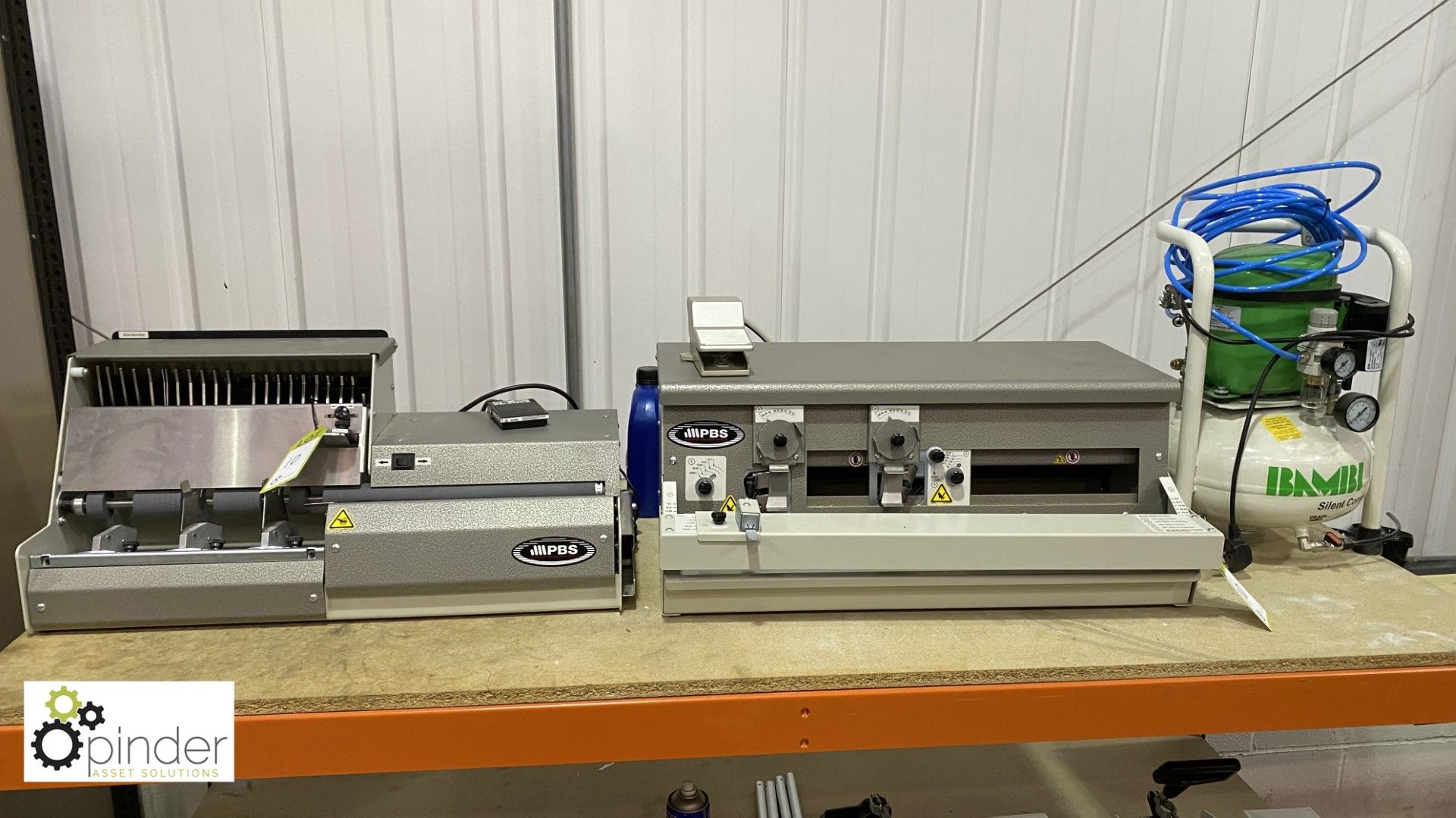 Gateway Bookbinding Systems PBS 1650 Total Koil Binder, 240volts, year 2016, serial number 027;