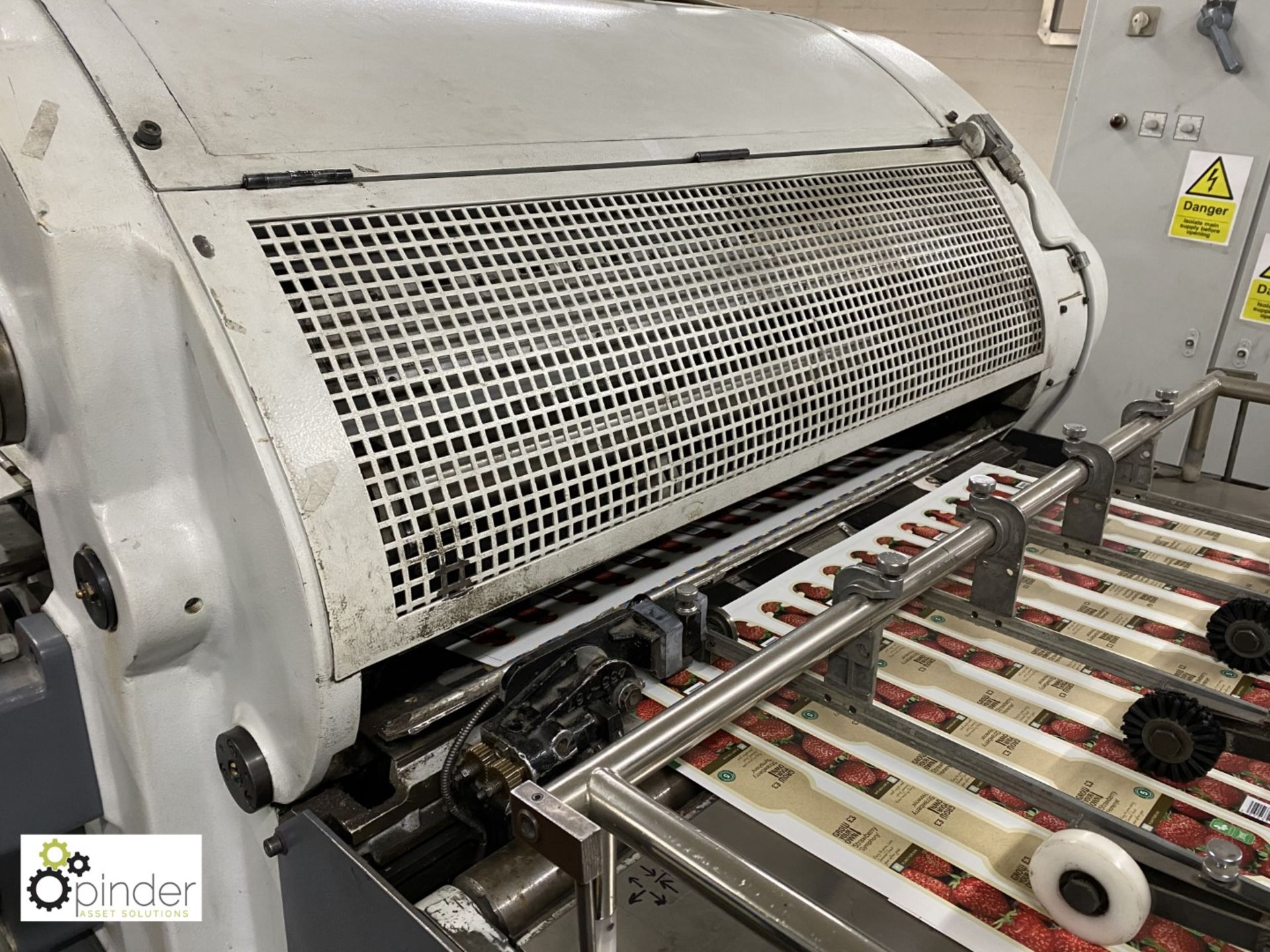 Bobst SP900E-180T Auto Die Cutter, year 1975, serial number 515205, rebuilt July 2003, maximum 900mm - Image 19 of 22